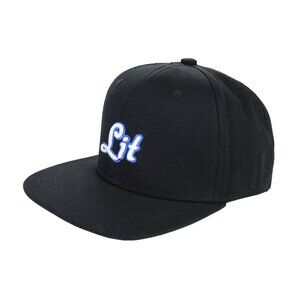 100% Cotton Snapback Cap Lit Rapper Hat
